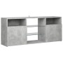 Mueble de TV con luces LED gris hormigón 120x30x50 cm de vidaXL, Muebles TV - Ref: Foro24-804305, Precio: 86,89 €, Descuento: %