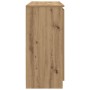 Aparador con cajones roble artesanal 100,5x35x76 cm