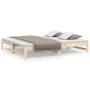 Abnehmbares Schlafsofa aus massivem Kiefernholz 2x(90x190) cm von vidaXL, Betten und Lattenroste - Ref: Foro24-823414, Preis:...