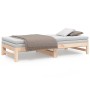 Abnehmbares Schlafsofa aus massivem Kiefernholz 2x(90x190) cm von vidaXL, Betten und Lattenroste - Ref: Foro24-823414, Preis:...