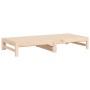 Removable sofa bed solid pine wood 2x(90x190) cm by vidaXL, Beds and slatted bases - Ref: Foro24-823414, Price: 116,24 €, Dis...