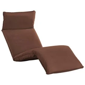 Brown Oxford Cloth Folding Lounger by vidaXL, Loungers - Ref: Foro24-316049, Price: 130,09 €, Discount: %