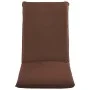 Tumbona plegable de tela Oxford marrón de vidaXL, Tumbonas - Ref: Foro24-316049, Precio: 130,70 €, Descuento: %