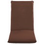 Tumbona plegable de tela Oxford marrón de vidaXL, Tumbonas - Ref: Foro24-316049, Precio: 133,28 €, Descuento: %