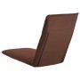 Tumbona plegable de tela Oxford marrón de vidaXL, Tumbonas - Ref: Foro24-316049, Precio: 133,28 €, Descuento: %