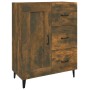 Aparador madera contrachapada color roble ahumado 69,5x34x90 cm de vidaXL, Aparadores - Ref: Foro24-817372, Precio: 70,95 €, ...
