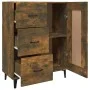 Sideboard aus geräuchertem Eichensperrholz, 69,5 x 34 x 90 cm von vidaXL, Sideboards - Ref: Foro24-817372, Preis: 70,30 €, Ra...