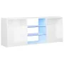 TV-Schrank mit strahlend weißen LED-Leuchten 120x30x50 cm von vidaXL, TV-Möbel - Ref: Foro24-804307, Preis: 100,37 €, Rabatt: %
