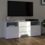Mueble de TV con luces LED blanco brillante 120x30x50 cm de vidaXL, Muebles TV - Ref: Foro24-804307, Precio: 105,68 €, Descue...