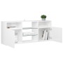 Mueble de TV con luces LED blanco brillante 120x30x50 cm de vidaXL, Muebles TV - Ref: Foro24-804307, Precio: 105,68 €, Descue...