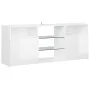 TV-Schrank mit strahlend weißen LED-Leuchten 120x30x50 cm von vidaXL, TV-Möbel - Ref: Foro24-804307, Preis: 100,37 €, Rabatt: %