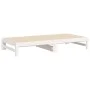 Removable sofa bed solid white pine wood 2x(90x190) cm by vidaXL, Beds and slatted bases - Ref: Foro24-823415, Price: 124,70 ...