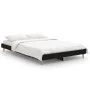 Black engineered wood bed frame 120x190 cm by vidaXL, Beds and slatted bases - Ref: Foro24-832086, Price: 104,93 €, Discount: %