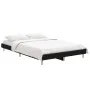 Black engineered wood bed frame 120x190 cm by vidaXL, Beds and slatted bases - Ref: Foro24-832086, Price: 104,93 €, Discount: %