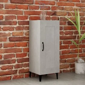Aparador de madera contrachapada gris hormigón 34,5x34x90 cm de vidaXL, Aparadores - Ref: Foro24-812424, Precio: 44,52 €, Des...