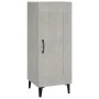 Aparador de madera contrachapada gris hormigón 34,5x34x90 cm de vidaXL, Aparadores - Ref: Foro24-812424, Precio: 51,05 €, Des...