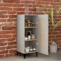 Aparador de madera contrachapada gris hormigón 34,5x34x90 cm de vidaXL, Aparadores - Ref: Foro24-812424, Precio: 51,05 €, Des...