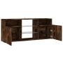 TV-Schrank mit LED-Leuchten, geräucherte Eiche, 120 x 30 x 50 cm von vidaXL, TV-Möbel - Ref: Foro24-815714, Preis: 92,95 €, R...