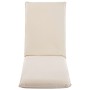 Faltbare Sonnenliege aus Oxford-Stoff cremeweiß von vidaXL, Liegen - Ref: Foro24-316050, Preis: 141,70 €, Rabatt: %