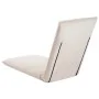 Folding sun lounger in cream white Oxford fabric by vidaXL, Loungers - Ref: Foro24-316050, Price: 138,35 €, Discount: %