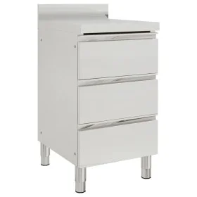 Commercial kitchen cabinet with 3 stainless steel drawers by vidaXL, Restoration - Ref: Foro24-151179, Price: 307,92 €, Disco...
