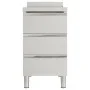 Gewerblicher Küchenschrank mit 3 Edelstahlschubladen von vidaXL, Wiederherstellung - Ref: Foro24-151179, Preis: 287,79 €, Rab...