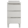 Gewerblicher Küchenschrank mit 3 Edelstahlschubladen von vidaXL, Wiederherstellung - Ref: Foro24-151179, Preis: 286,82 €, Rab...