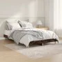 Estructura de cama madera de ingeniería roble ahumado 120x190cm de vidaXL, Camas y somieres - Ref: Foro24-832090, Precio: 88,...