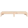 Sofá cama extraíble madera maciza de pino 2x(75x190) cm de vidaXL, Camas y somieres - Ref: Foro24-823419, Precio: 140,43 €, D...