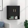 Wandschrank aus schwarzem Sperrholz 60x31x70 cm von vidaXL, Schließfächer und Lagerschränke - Ref: Foro24-812871, Preis: 46,9...