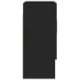Wandschrank aus schwarzem Sperrholz 60x31x70 cm von vidaXL, Schließfächer und Lagerschränke - Ref: Foro24-812871, Preis: 46,9...