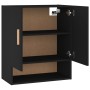 Wandschrank aus schwarzem Sperrholz 60x31x70 cm von vidaXL, Schließfächer und Lagerschränke - Ref: Foro24-812871, Preis: 51,3...