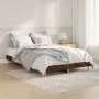 Estructura de cama madera de ingeniería marrón roble 120x190 cm de vidaXL, Camas y somieres - Ref: Foro24-832092, Precio: 107...