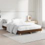 Bettgestell aus eichenbraunem Holzwerkstoff, 120 x 190 cm von vidaXL, Betten und Lattenroste - Ref: Foro24-832092, Preis: 108...