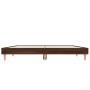Bettgestell aus eichenbraunem Holzwerkstoff, 120 x 190 cm von vidaXL, Betten und Lattenroste - Ref: Foro24-832092, Preis: 108...
