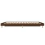 Oak brown engineered wood bed frame 120x190 cm by vidaXL, Beds and slatted bases - Ref: Foro24-832092, Price: 107,36 €, Disco...