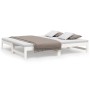 Removable sofa bed solid white pine wood 2x(75x190) cm by vidaXL, Beds and slatted bases - Ref: Foro24-823420, Price: 154,32 ...