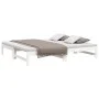 Removable sofa bed solid white pine wood 2x(75x190) cm by vidaXL, Beds and slatted bases - Ref: Foro24-823420, Price: 151,78 ...