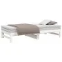 Removable sofa bed solid white pine wood 2x(75x190) cm by vidaXL, Beds and slatted bases - Ref: Foro24-823420, Price: 151,78 ...