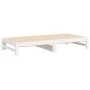 Removable sofa bed solid white pine wood 2x(75x190) cm by vidaXL, Beds and slatted bases - Ref: Foro24-823420, Price: 154,32 ...