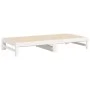 Removable sofa bed solid white pine wood 2x(75x190) cm by vidaXL, Beds and slatted bases - Ref: Foro24-823420, Price: 151,78 ...