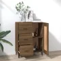 Sideboard aus braunem Eichensperrholz 69,5x34x90 cm von vidaXL, Sideboards - Ref: Foro24-817374, Preis: 85,55 €, Rabatt: %