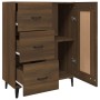 Brown oak plywood sideboard 69.5x34x90 cm by vidaXL, Sideboards - Ref: Foro24-817374, Price: 86,64 €, Discount: %