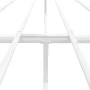 Metal bed frame with headboard and white footboard 160x200 cm by vidaXL, Beds and slatted bases - Ref: Foro24-350952, Price: ...