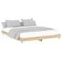 Estructura de cama madera de ingeniería roble Sonoma 140x200 cm de vidaXL, Camas y somieres - Ref: Foro24-832144, Precio: 123...