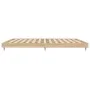 Estructura de cama madera de ingeniería roble Sonoma 140x200 cm de vidaXL, Camas y somieres - Ref: Foro24-832144, Precio: 123...