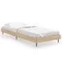 Bettgestell aus Sonoma-Eiche-Holzwerkstoff, 75 x 190 cm von vidaXL, Betten und Lattenroste - Ref: Foro24-832312, Preis: 67,61...