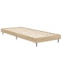 Bettgestell aus Sonoma-Eiche-Holzwerkstoff, 75 x 190 cm von vidaXL, Betten und Lattenroste - Ref: Foro24-832312, Preis: 67,61...