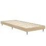 Sonoma oak engineered wood bed frame 75x190 cm by vidaXL, Beds and slatted bases - Ref: Foro24-832312, Price: 66,70 €, Discou...