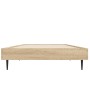 Bettgestell aus Sonoma-Eiche-Holzwerkstoff, 75 x 190 cm von vidaXL, Betten und Lattenroste - Ref: Foro24-832312, Preis: 67,61...